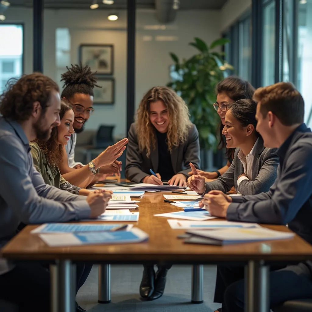 Colaboración profesional en proyecto de marketing