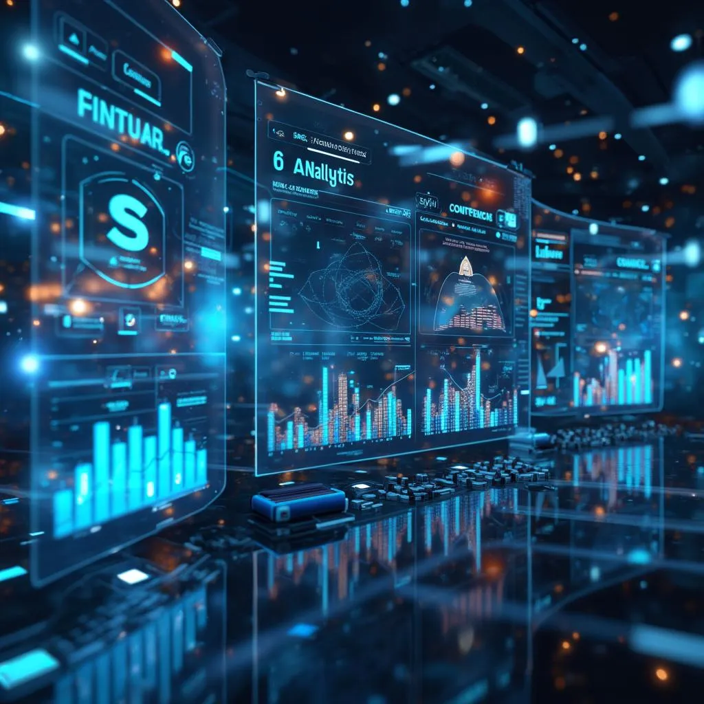 Representación de innovación en marketing con tecnología futurista
